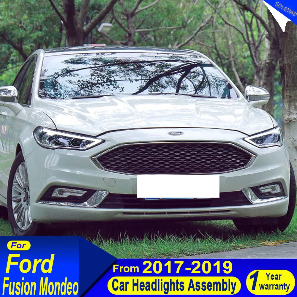 

Car Headlight Assembly For Ford Mondeo Fusion 2017-2020 LED Lights Lamp DRL Signal Plug And Play Daytime Running Accessories