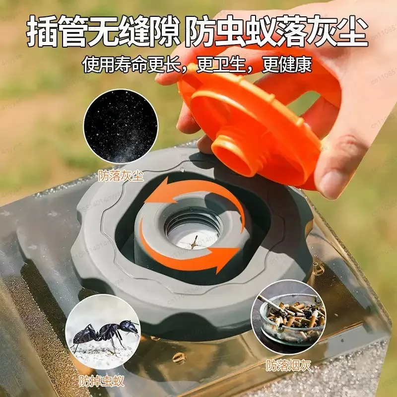 Camping Water Jug with Spigot No Leakage Water Tank Convenient Handle Water Dispenser for Outdoor Hiking Camping Picnic Supplies
