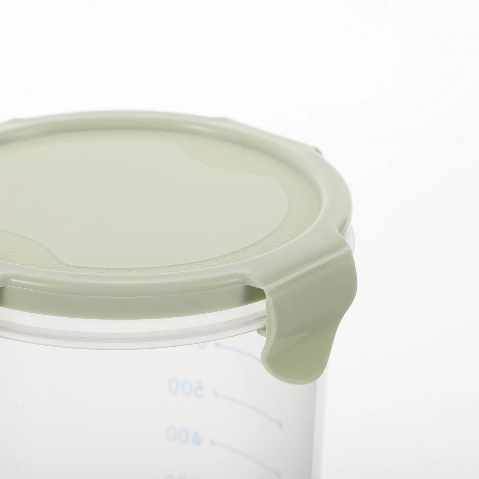 1000 мл герметичный герметичный контейнер для хранения сухих продуктов для круп, зеленый квадратный штабелируемый прозрачный полипропиленовый контейнер для кухни без BPA