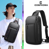 Trendy Waterproof Chest Pack Trend Fashion Items for Men and Women USB Male Crossbody Bag Short Travel Messenger Shoulder Bag