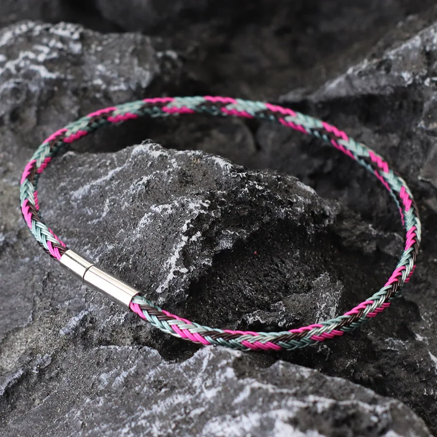 

Minimalism 3mm Grade A Rope Bracelet Men Women Multicolor Handmade Knitted Easy Clasp Ethnic Wish Braclet Couple Friend Jewelry