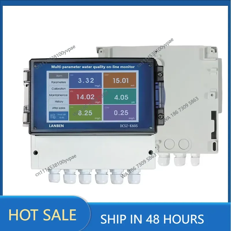 Online Multi-parameter Water Quality Sensor PH Temperature DO TDS Detector For Fish And Shrimp Aquaculture Monitoring
