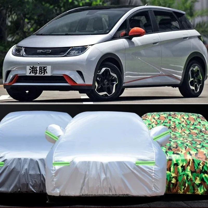 For BYD Dolphin New Energy Special Car Cover Sunscreen Rainproof Dustproof Sunshade and Heat Insulation Car Jacket