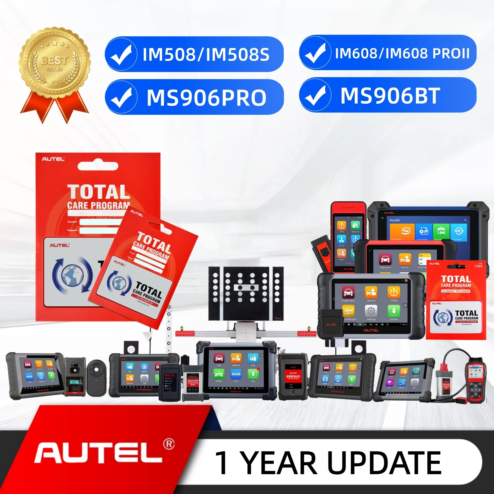 Autel MaxiSYS MS906Pro MS906BT MaxiIM IM508 IM608 IM608 PRO Auro OtoSys IM100 IM600 TCPカード1年間アップデートサービス