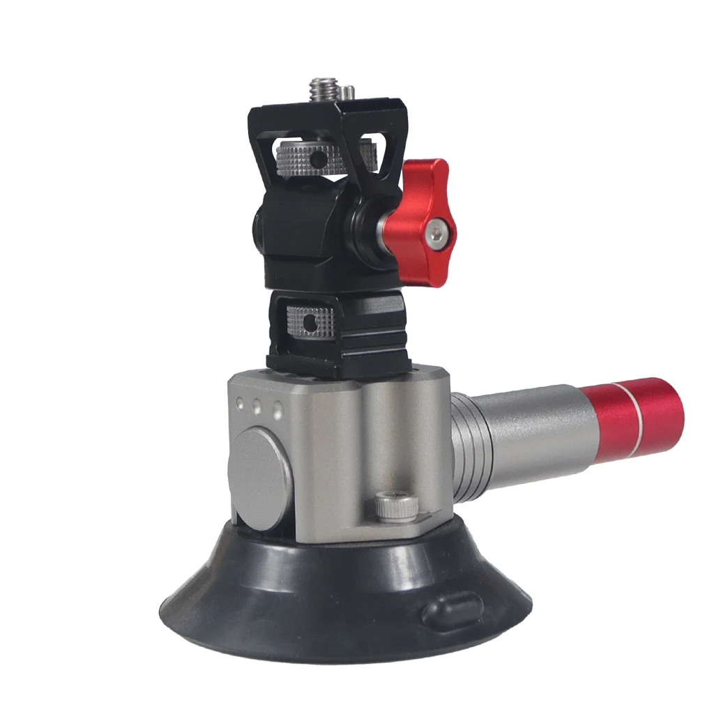 Handpumpe Vakuum Saugnapf 1/4 "3/8" arri Ortung Loch Kamera Stabilisator Halterung für gopro insta360 Auto Lampe Stand halterung – Detail 22