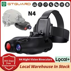 Official Genuine GTGUARD N4 Night Vision Goggles IR Night-Visions 5X Digital Zoom Head Mount Telescope Day Night Use For Outdoor