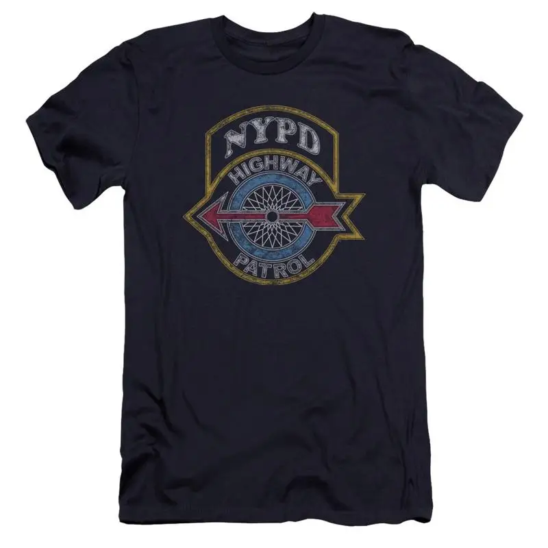NEW YORK CITY HIGHWAY PATROL Licensed Adult Men's T Shirt SM 5XL