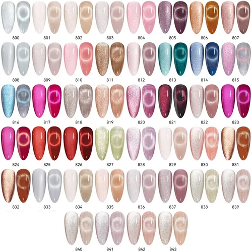 Imagen 2 del producto MAYCHAO-esmalte de uñas en Gel con forma de ojo de gato, 12ML, con imán, holográfico, magnético, arcoíris, para decoración de uñas, manicura DIY