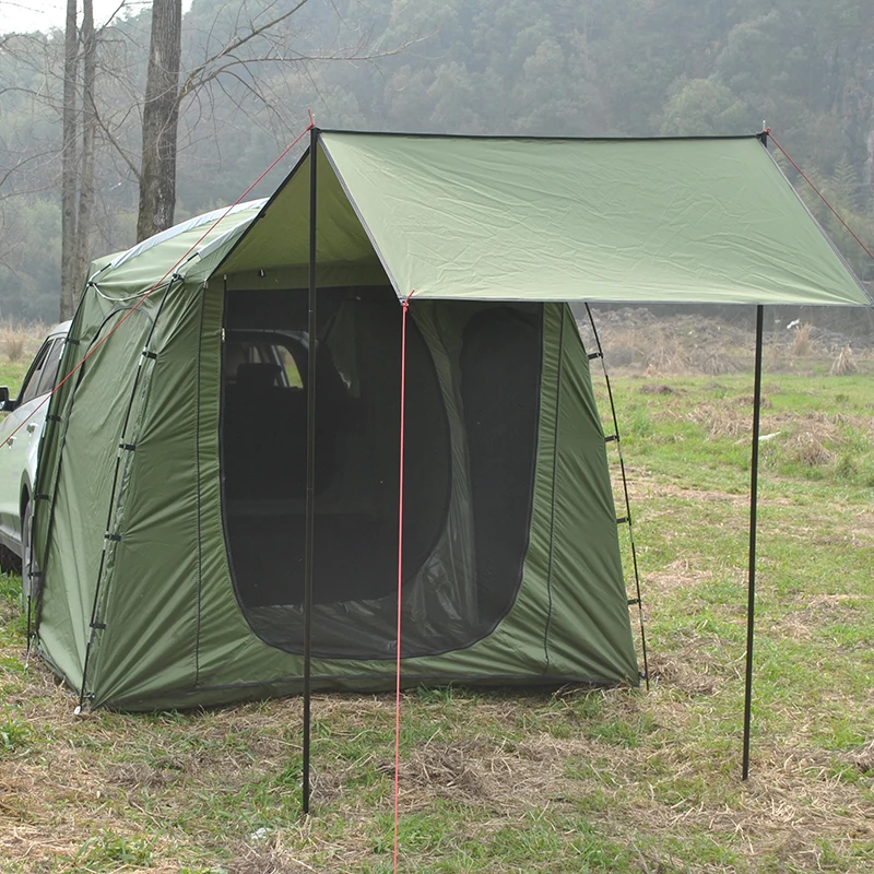 Van Camping Tent Versatile Solo or with Company Screen, SUV Reliable, All Elements, Cool Comfort in Any Weather