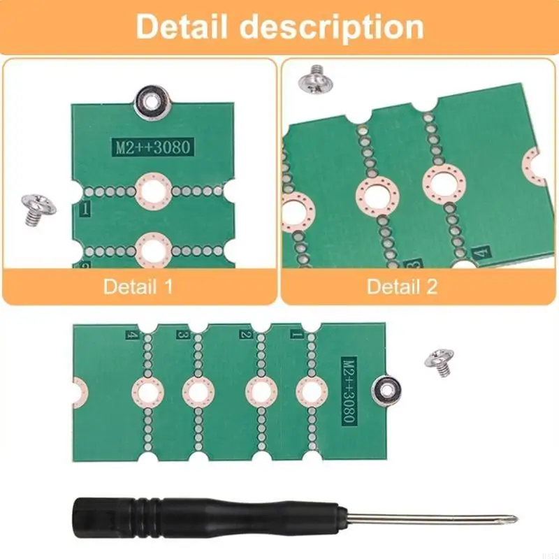 H37B 확장 전송 카드 2230 2242 2260 ~ 2280 긴 크기 SSD 변경