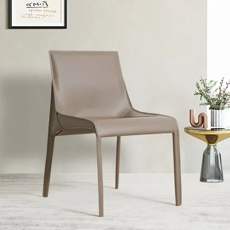 practical Rare Find Durable Cross-border Leather Lounge Chair Comfortable Nordic Mobile Stools Design Office Furnitures Simple B