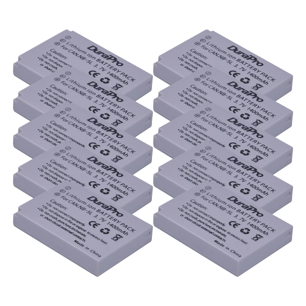 Аккумулятор для камеры NB 5L NB5L NB-5L для Canon IXUS 800 IS 850 900 TI 950 960 970 980 S110 SX200 SX210 SX220 Аккумуляторы 1400 мАч