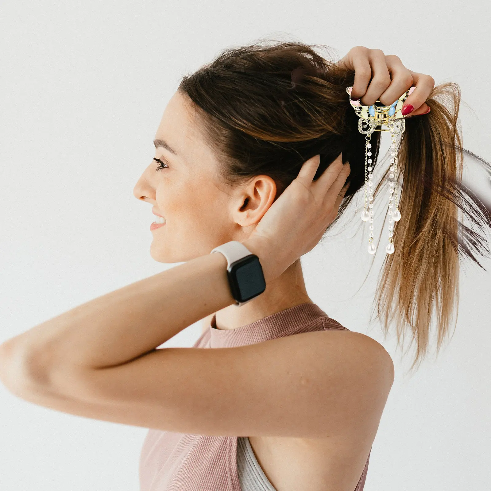 

2 шт. Заколки-бабочки с стразами, стильные металлические заколки для густых волос, надежная фиксация, элегантные для прически «полупучок» на затылке, женские