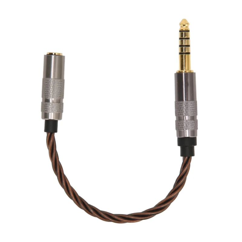 4.4mm Balanced Male To 3.5mm Stereo Female Headphone Cable Gold Plated Portable Headphone Adapter Cable For Music Lovers