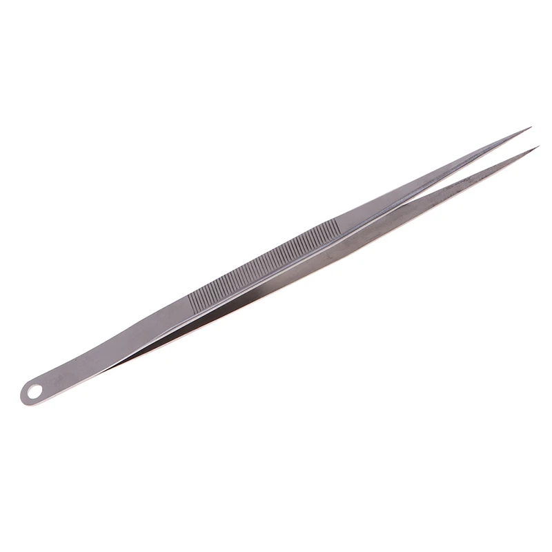 1Pcs 18cm Long Stainless Steel Electronic Pointed Tip Straight Tweezer Forceps Tweezers