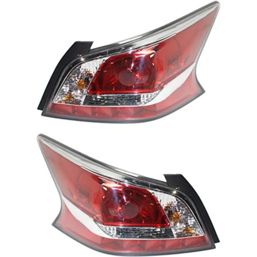 

Комплект задних фонарей (левый и правый) для Nissan Altima 2014-2015, черные пластиковые линзы, улучшенная видимость, LE