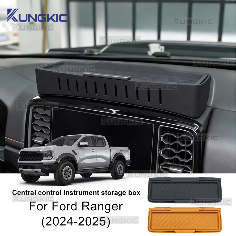 

Органайзер для заднего сиденья автомобиля, силиконовый органайзер для центральной консоли и приборной панели Ford Ranger 2024-2025, аксессуары
