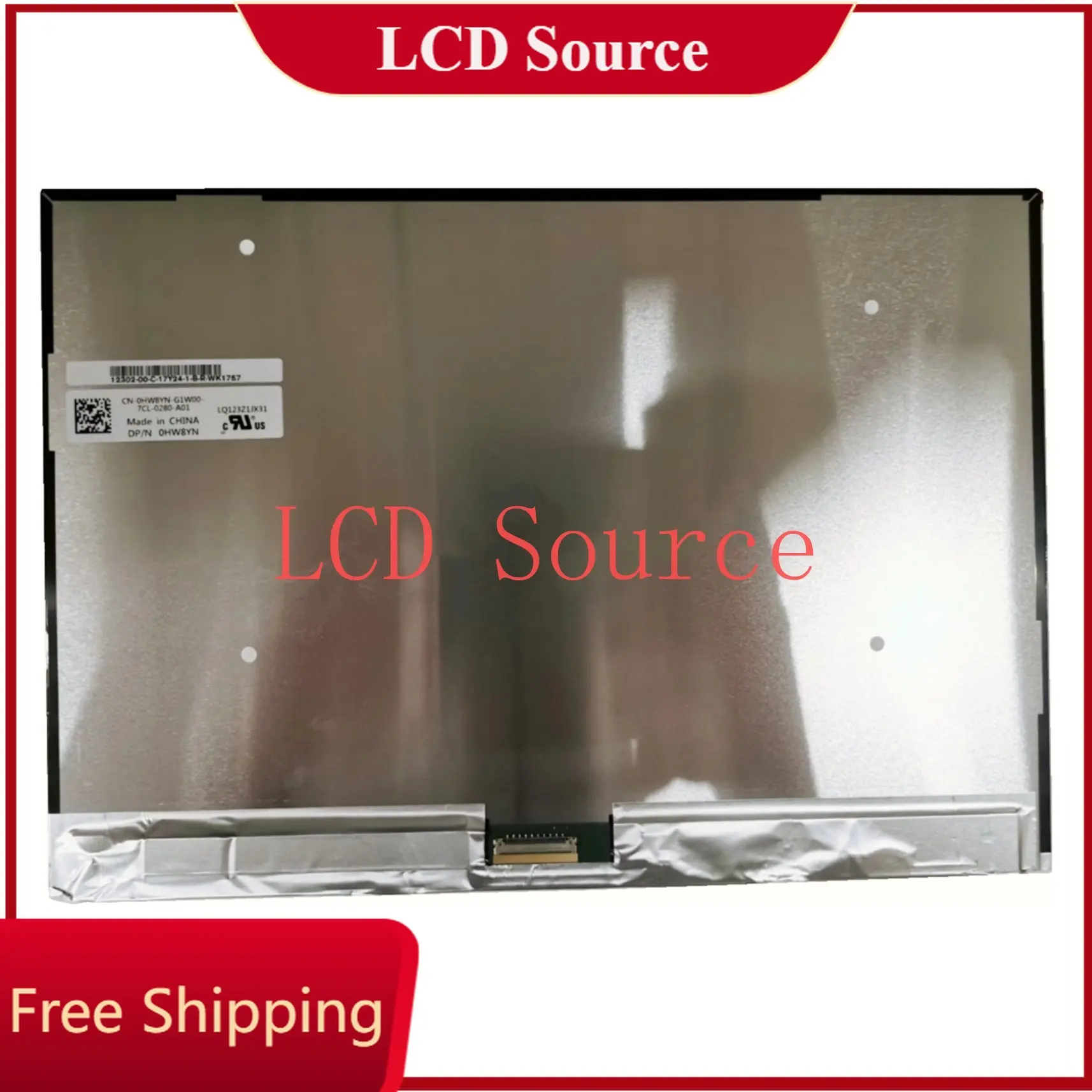 

LQ123Z1JX31 Original 12.3'' For Display DP/N 0HW8YN 2880*1920 Dell Latitude 7285 NO Touch Screen LED LCD Screen