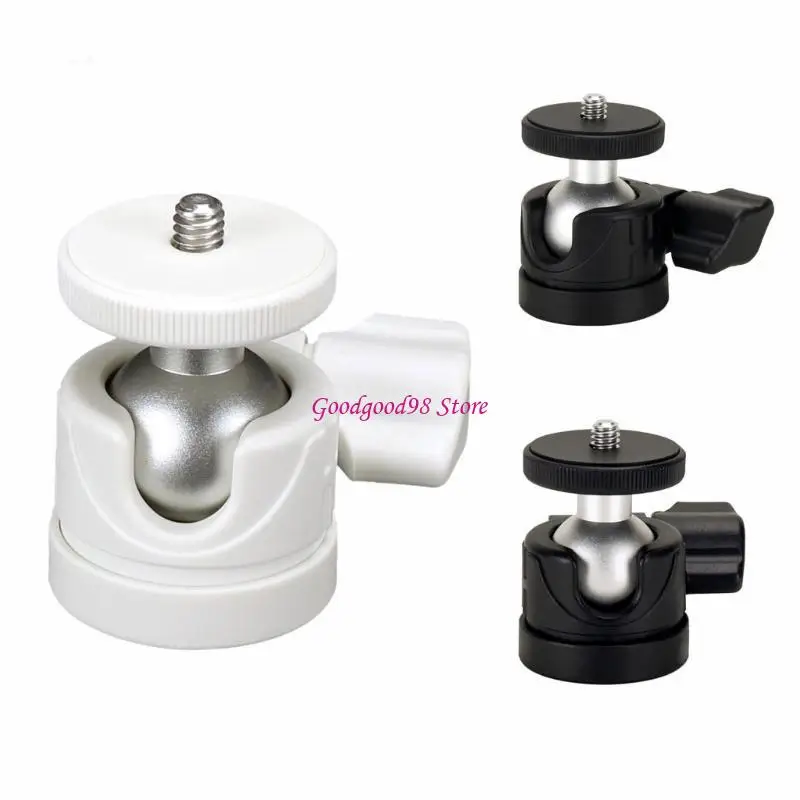 

Durability Mini Ballhead Tripod Adapter with Nonslip Cushion for SLR Cameras W8EC
