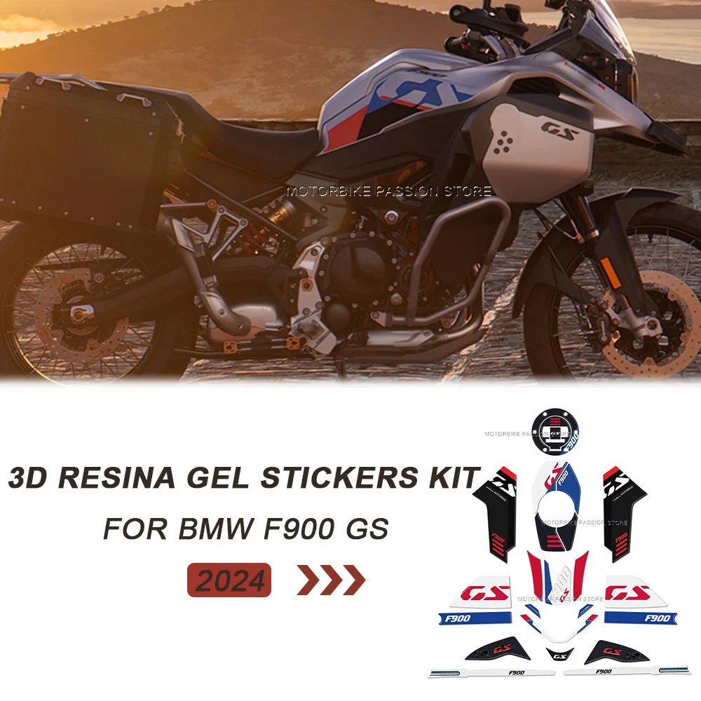 

for BMW F900 GS Sticker waterproof Motorcycle Stickers 3D Anti-scratch F 900 GS Protection Kit Decorative Accessories 2021-2024