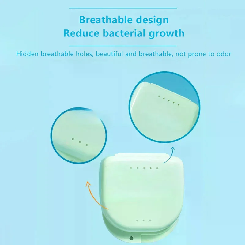 1/5 قطعة صندوق صينية أسنان مع مرآة صندوق التجنيب الأسنان حافظة بلاستيكية حاوية الأسنان صندوق أسنان حافظة واقية للأسنان الكاذبة #5