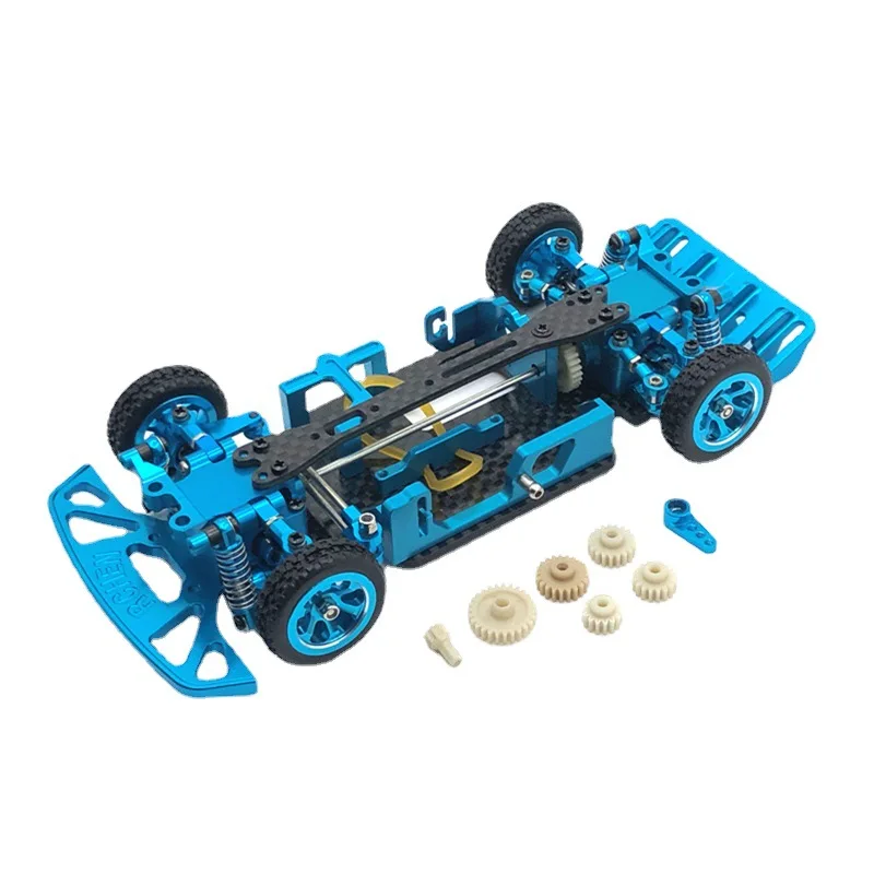 Metal Assembled Car frame for 1/28 Wltoys 284131 K969 K979 K989 K999 RC Car Upgrade Parts