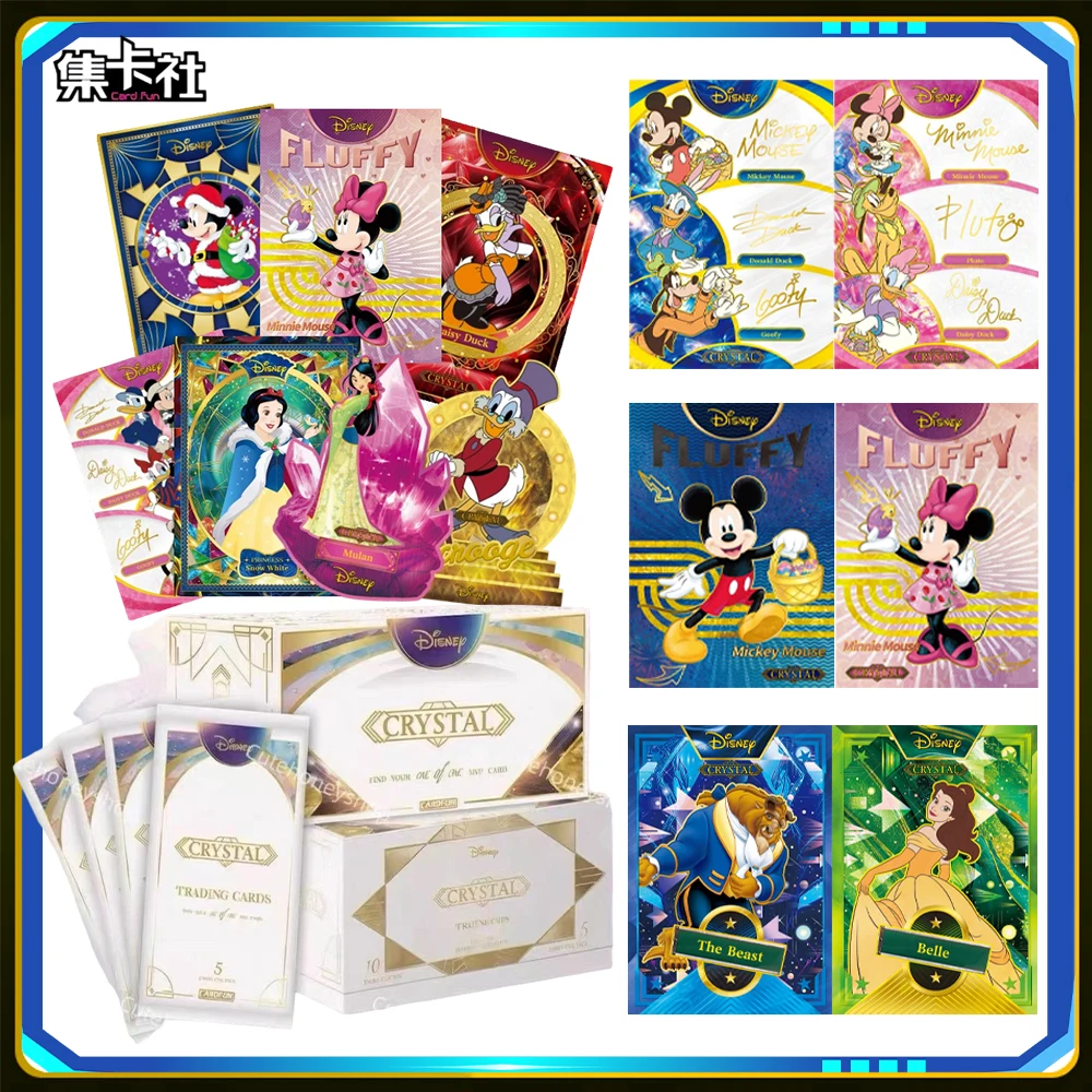 Pre-sale 2026 Card.Fun Disney Crystal Series Collectible Cards Limited Edition Rare Character Trading Cards Collection Toy Gift