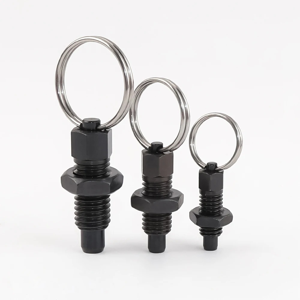 VCN217-LPK Carbon Steel Pull-Ring Type Indexing Plungers in Stock Fast Shipping for Precision Locating Applications