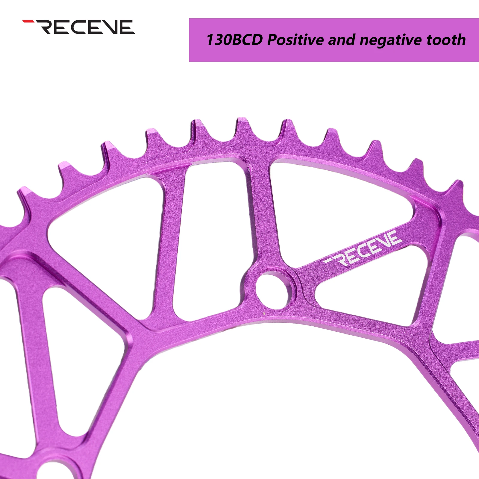 RECEVE 130 Bcd Crown Chainring 46-58T Aluminum Alloy Bicycle Chainwheel Sprocket Rotor Crankset Cycling view 2
