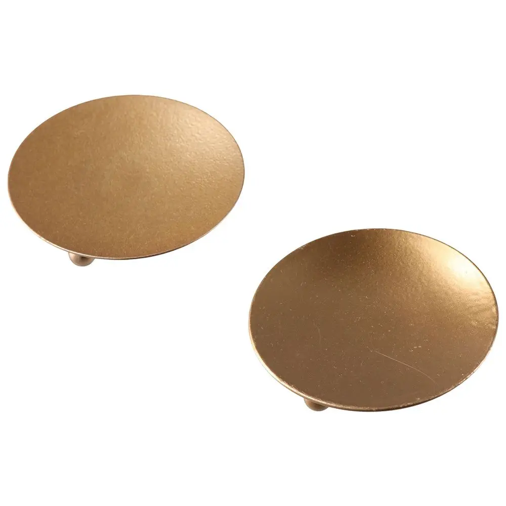 4 قطع من حوامل الشموع الذهبية الذهبية لشموع عمود معدنية أنيقة من الحديد حامل شموع معدني صغير للحفلات #1