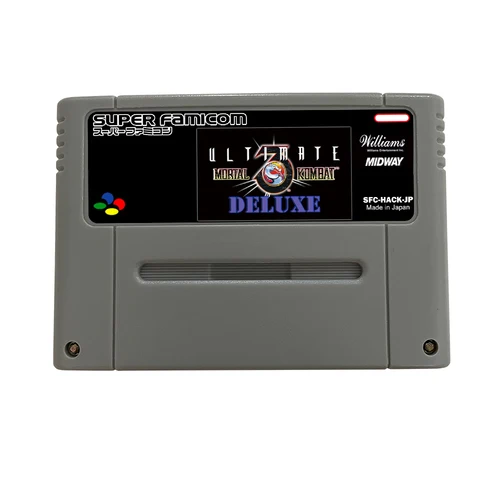 Ultimate Mortal Kombat 3 Deluxe-cartucho de juego SNES SFC de 16 bits versión EE. UU./EUR/JAP para consola de juegos Nintendo Super Famicom