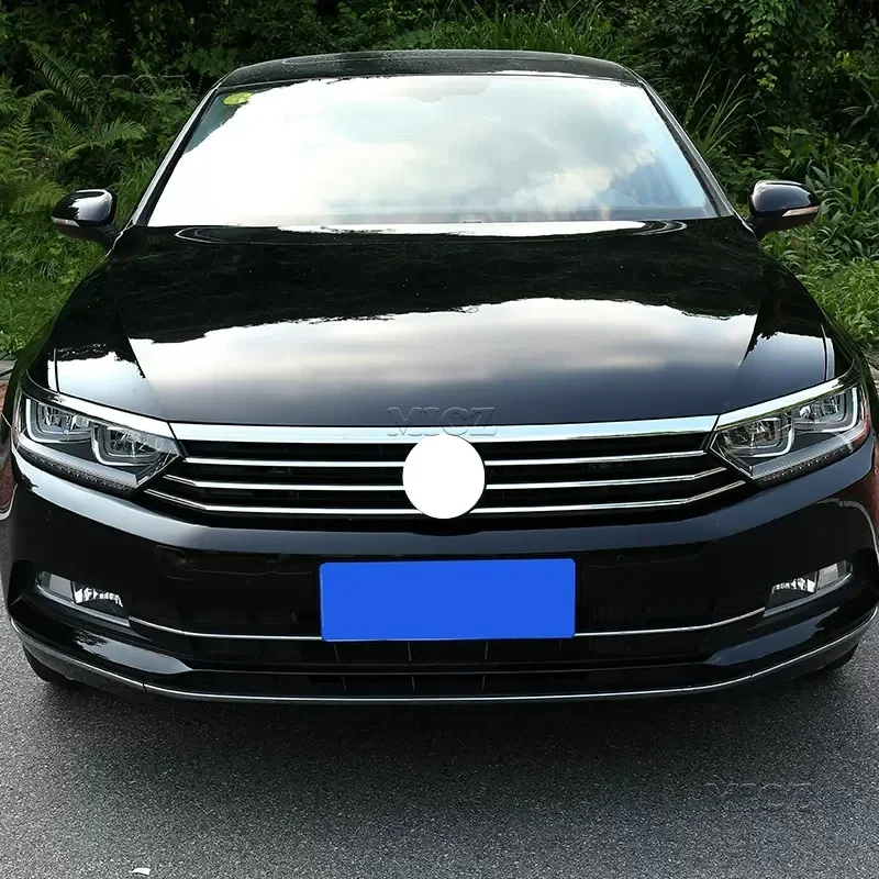 Dla Volkswagen Passat B8 Auto Styling Variant Front Hood Engine & Front Head Light Lamp Eyelid Eyebrow Cover Trim 2017-2022