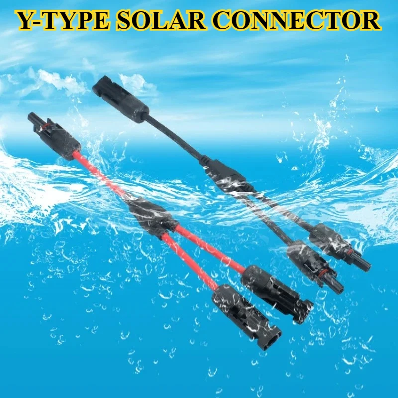 1Set/lot Photovoltaic Solar Connector 1000V 30A 1500V 30A Male Female 3-Way 4-Way 5-Way Plug DC PV Y Type 1 To 2/3/4 Adapter