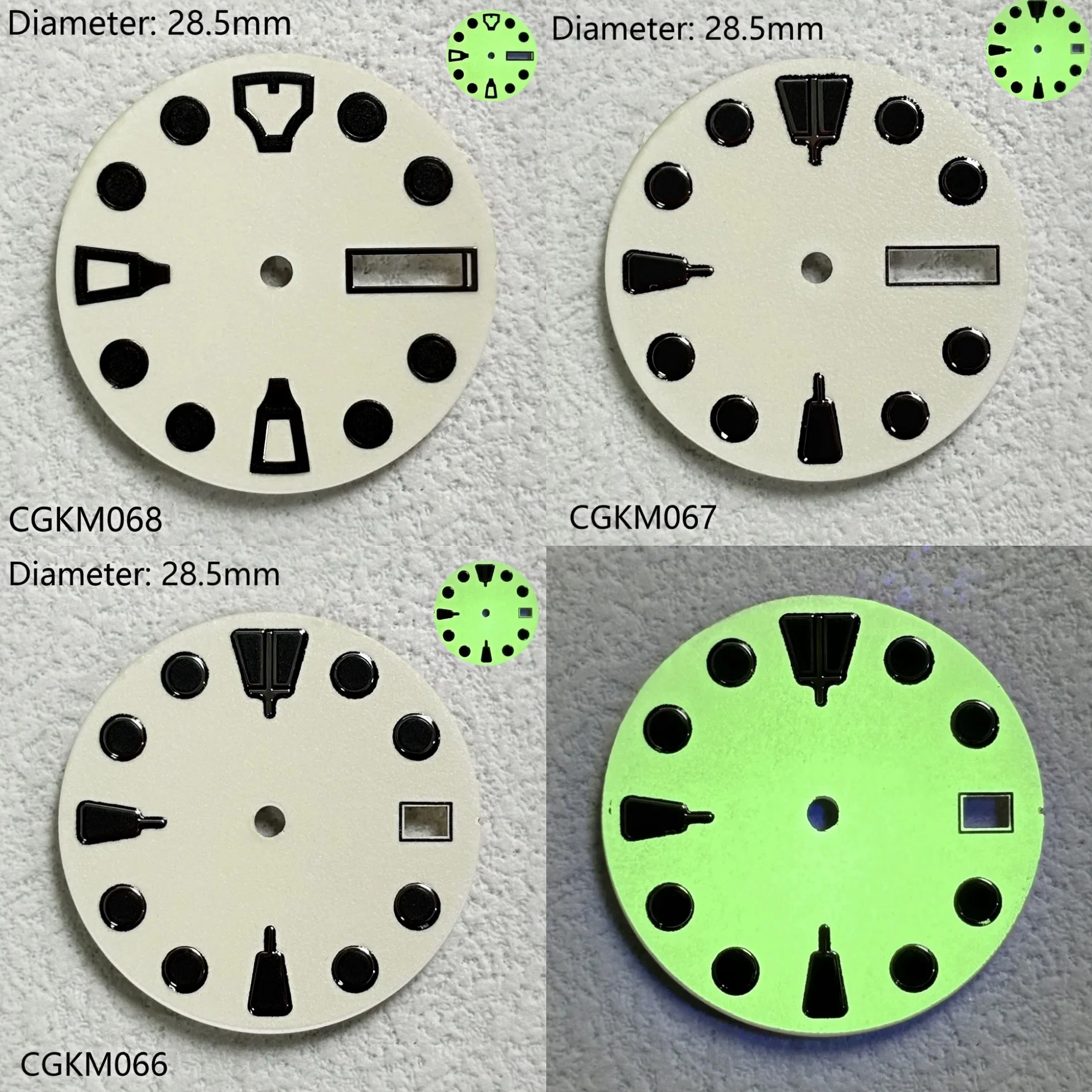 

28.5mm SKX tuna unmarked N H35/36 sterile custom dial watch module