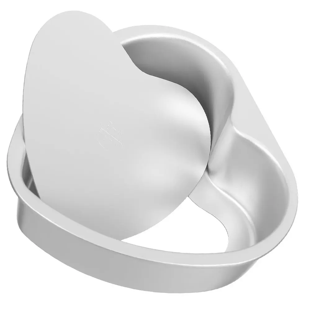 

Алюминиевая форма для выпечки в форме сердца, антипригарная, разъемная, для многослойных тортов и десертов, с легким извлечением, инструмент для выпечки