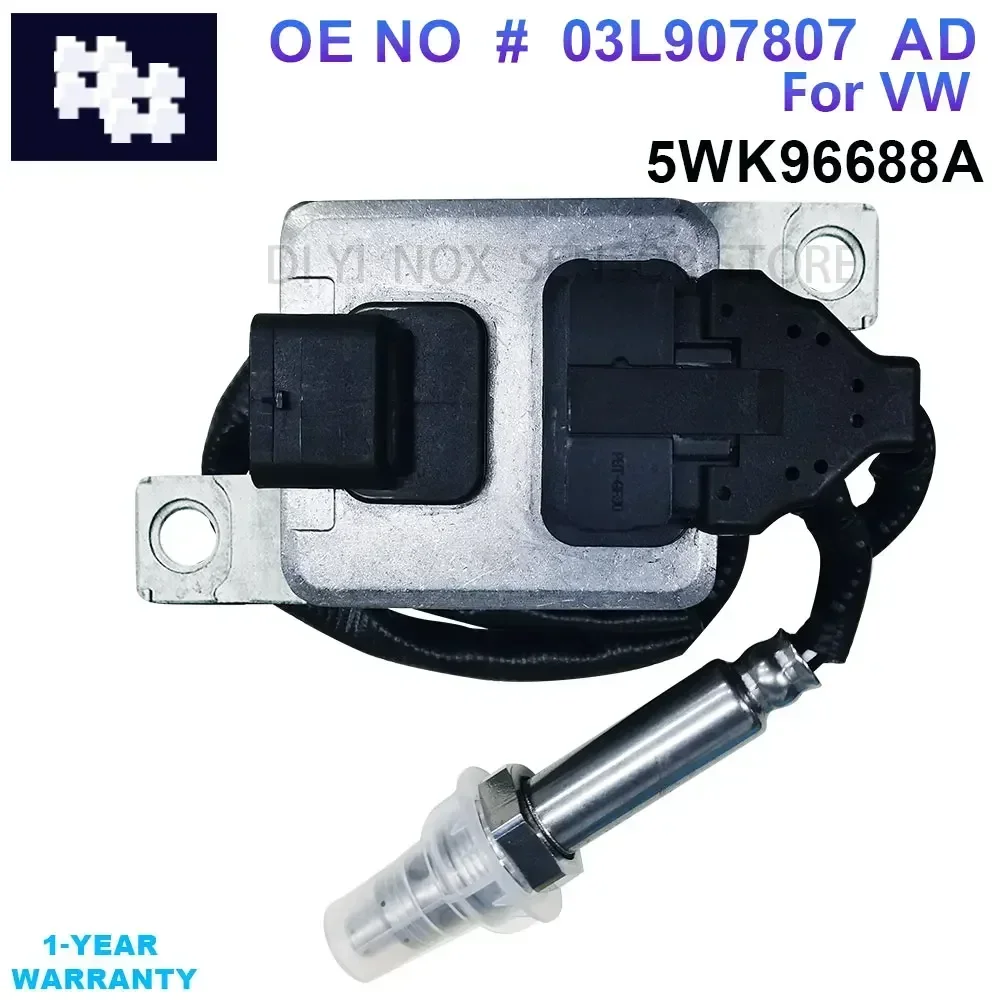 03L907807AD Nitrogen Oxide Sensor NOx Sensor 03L907807AD Fits For Audi A4 A5 S4 S5 VW Passat Sharan OEM 8K0907807E 5WK9 6688A