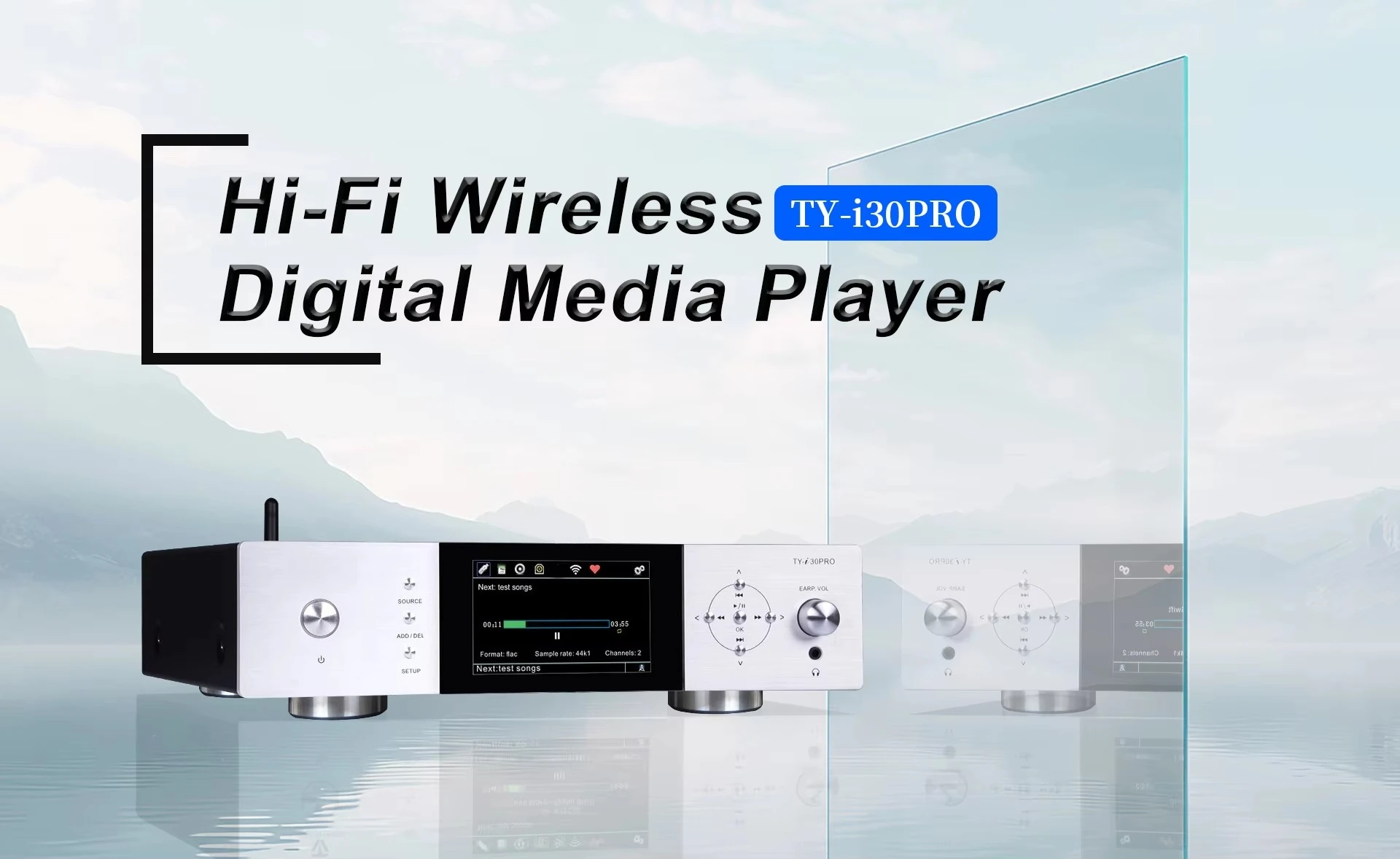 Home Use USB Flash MP3 Player LCD Screen Digital Mp3 Music Player Wireless Digital Music Player