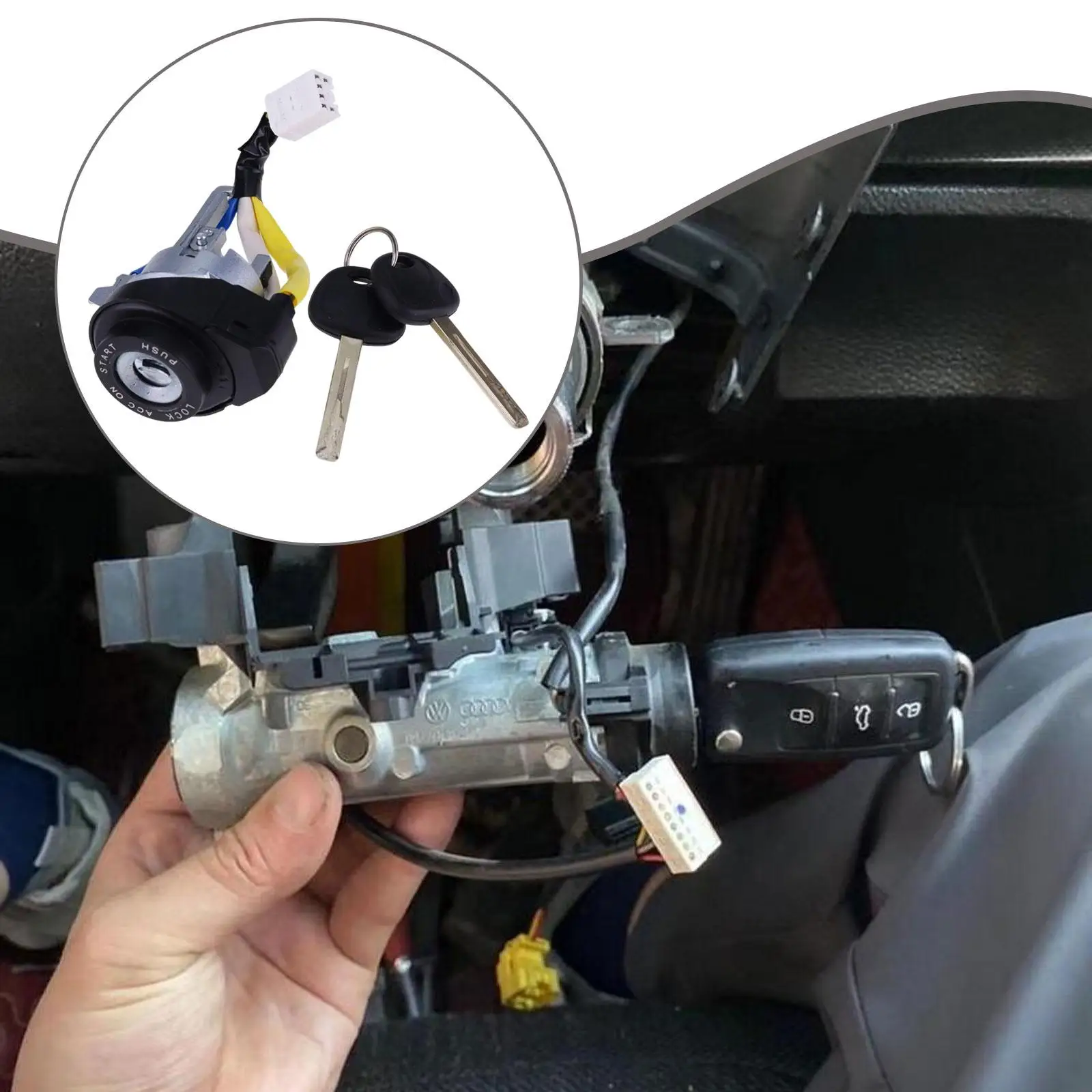 Cilindro serratura accensione e porta 81900-2T040 Accessorio per Kia Rio 13-17