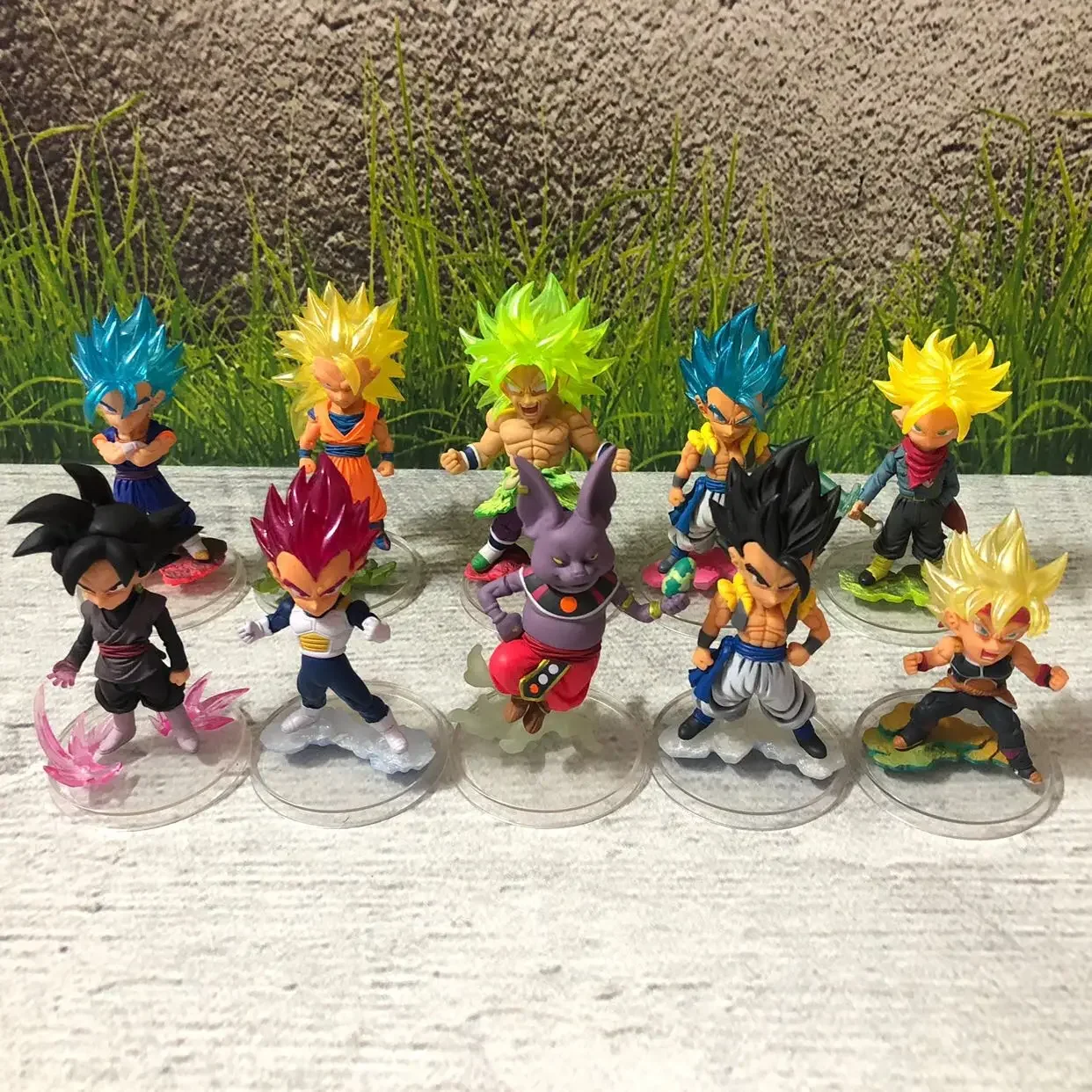 Action Figure Genuine Super UG Series Son Goku Champa Burdock Broly Out-of-print Model Decoration Toy