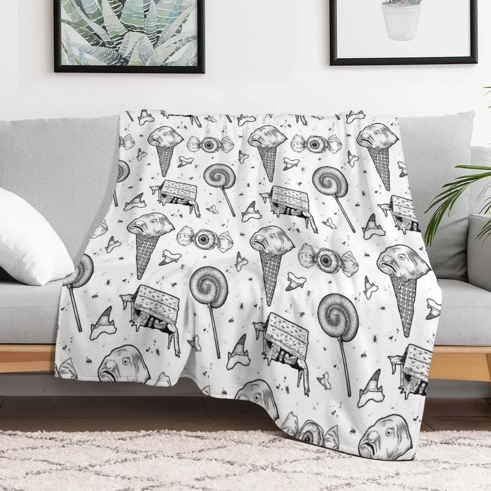 Одеяло Creepy-Crawly, Ooey-Gooey, дорожные одеяла для кемпинга, роскошные утолщенные декоративные одеяла