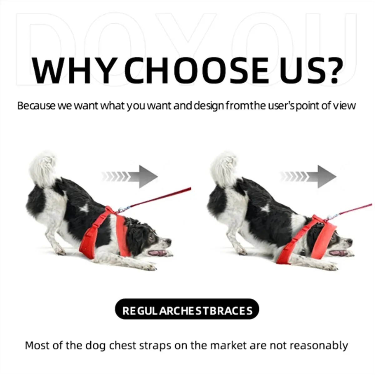 【ABFS】Explosionproof Big Dogs Harness with Handle Adjustable Pet Chest Straps for Large Dog, Grey, L