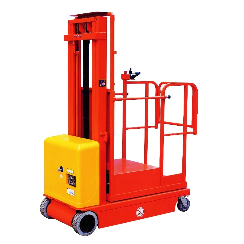 Customized Aerial Order Picker Llifter FSEP3-4.5 4500mm /4000mm/3300mm Full Electric Portable Aerial Order Picker Lifter