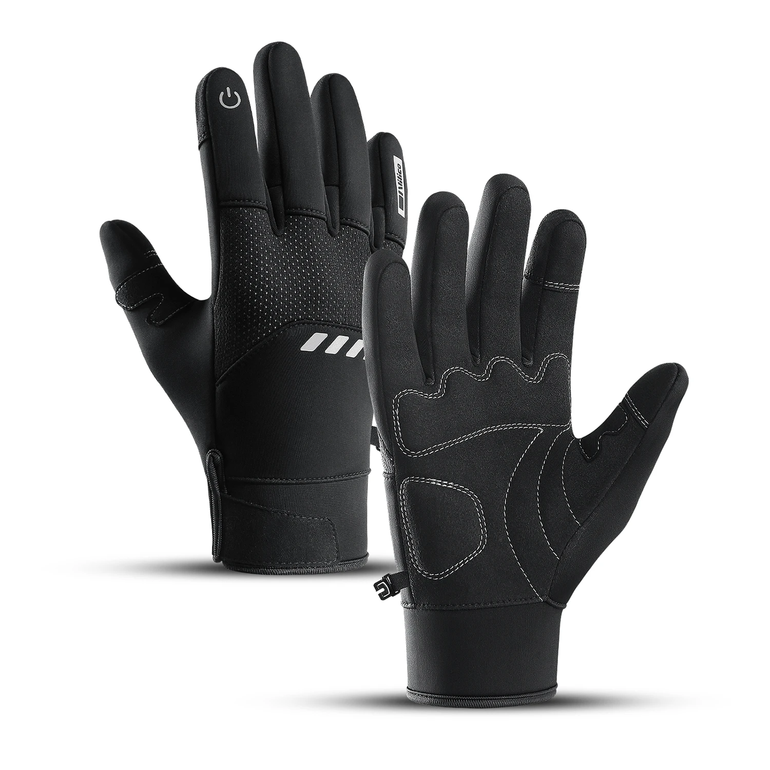 Winter Sports Plus Velvet Warm Gloves For Men And Women Touch Screen Ski Cycling Bicycle Riding Cold-Proof Outdoor Gloves