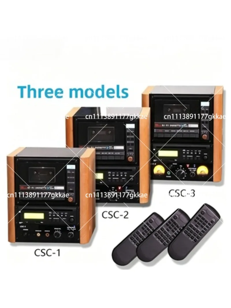 CD Deck with Built-in Amplifier Desktop Stereo Speaker System for Home Entertainment