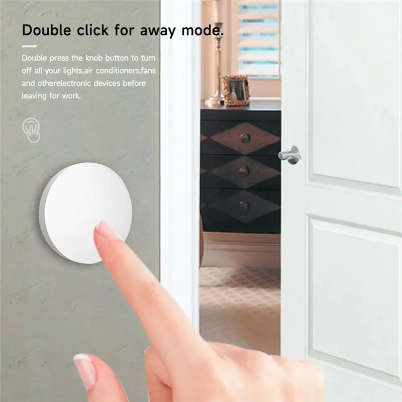 

B04C-Tuya Zigbee Устройства Кнопка Переключатель сцен Интеллектуальная связь Интеллектуальный переключатель Автоматизация с питанием от батареи Работает с Smart Life