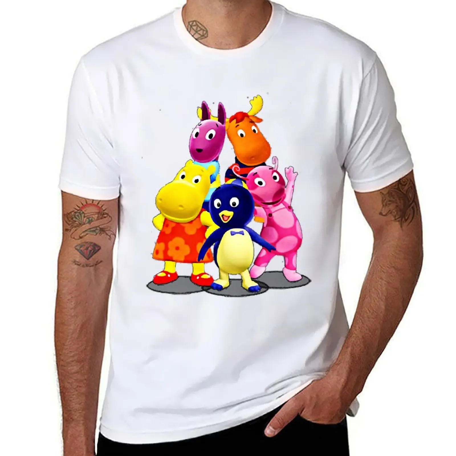 

Аттракция Удивительные приключения Интересные задние дворники Музыка Классическая футболка Мужская футболка Хлопковая футболка