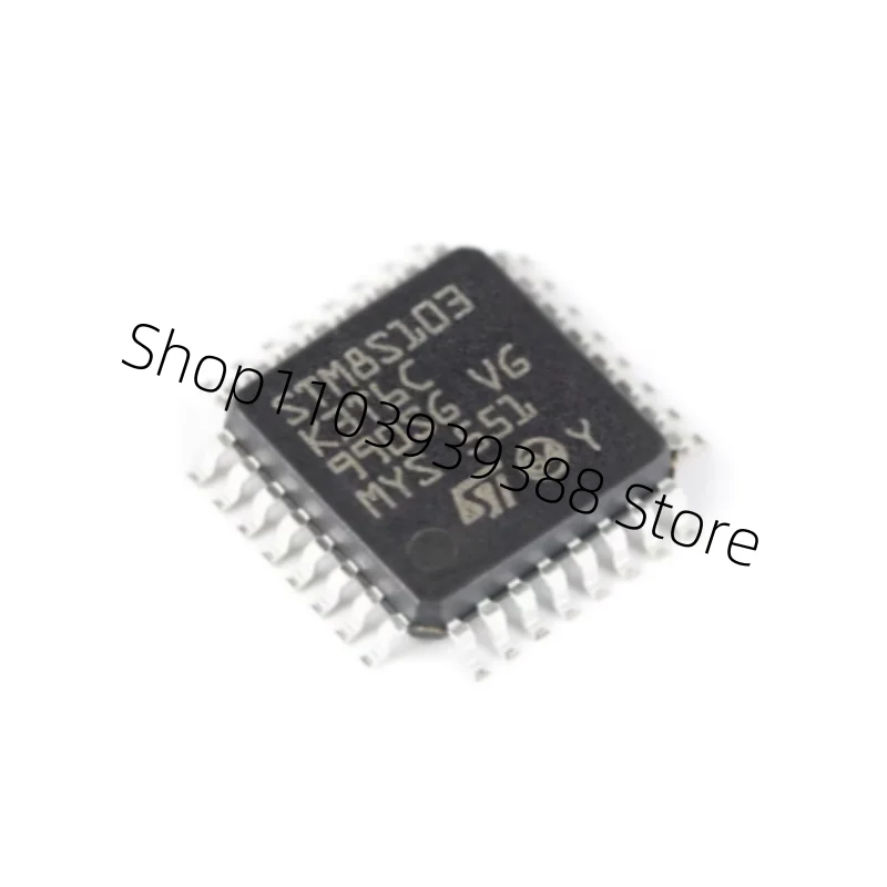 5Pcs New Original STM8S103K3T6C STM8S103 STM8 STM8S Microcontroller IC 8-Bit 16MHz 8KB (8K x 8) FLASH LQFP-32