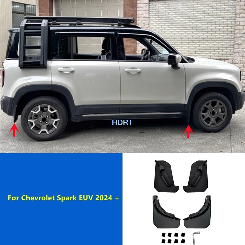 

Для Chevrolet Spark EUV 2024 + передняя и задняя брызговик, брызговик, крыло автомобиля, защитная крышка, декоративные аксессуары