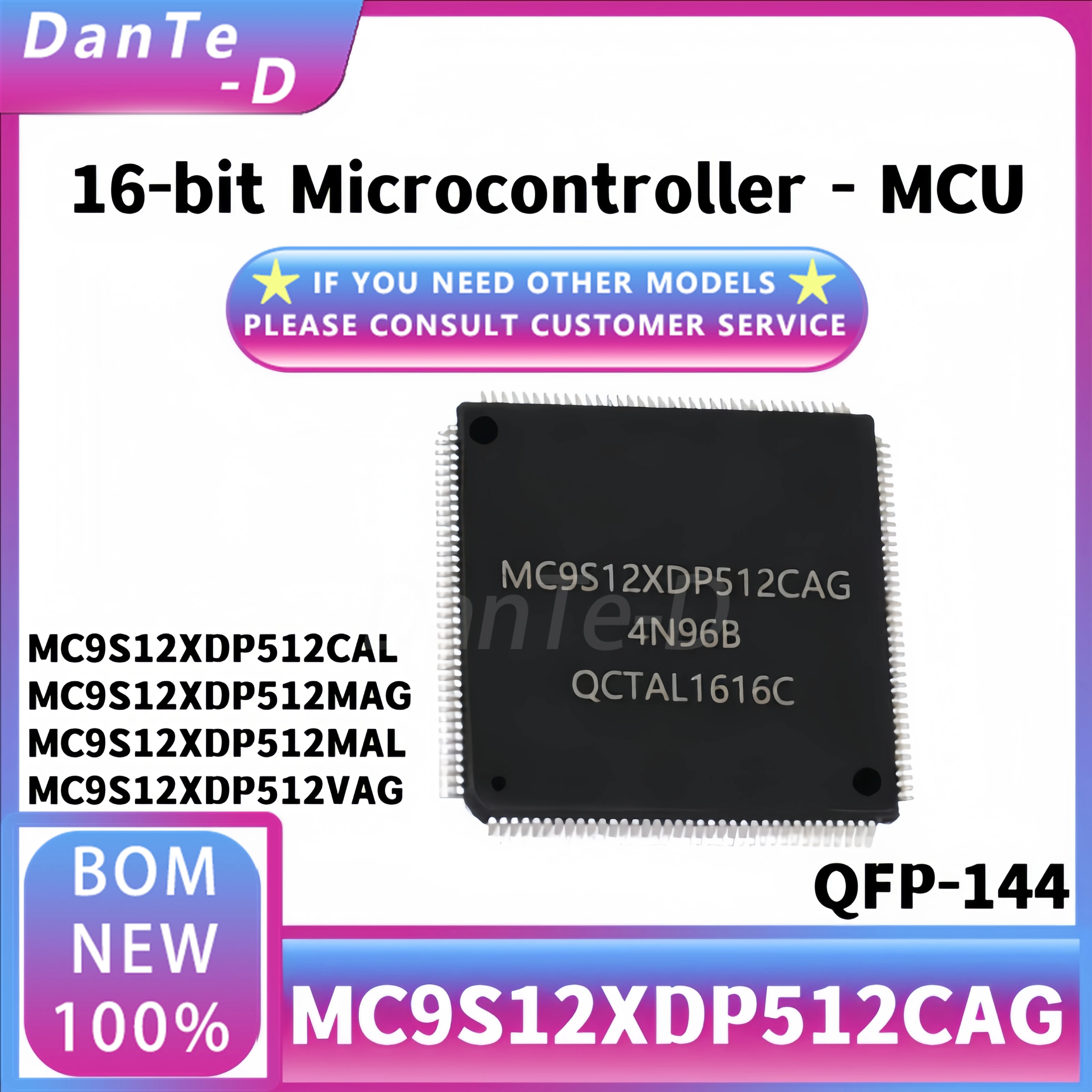 MC9S12XDP512CAG CAL MAG MAL VAG QFP-144 Car computer board vulnerable CPU IC