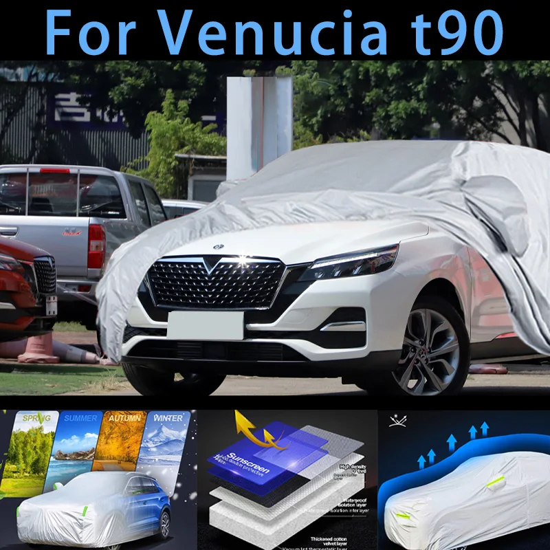 

For Venucia t90 Outdoor Protection Full Car Covers Snow Cover Sunshade Waterproof Dustproof Exterior Car cover protection